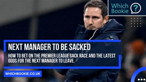 next league one manager to be sacked odds